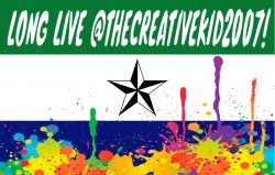 "Long Live TheCreativeKid2007" - AMT Patriotic/PRO-Tck Flag Meme Template