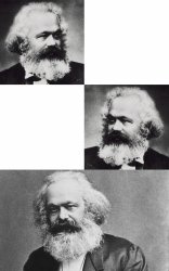Karl Marx Left Right Meme Template