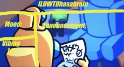 ILDWTD’s yellow impostor announcement template Meme Template