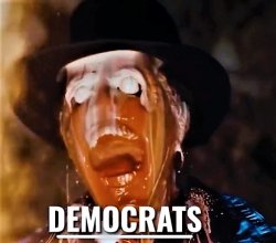 shocked democrat voters dead Meme Template