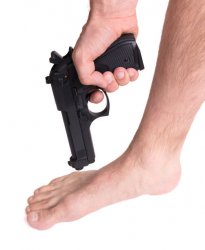 Shooting Yourself in the foot Meme Template