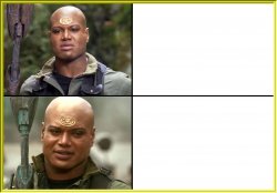 teal'c no and yes Meme Template