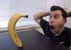 banana standing up Meme Template