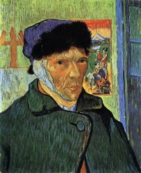 Vincent Van Gogh ear painting JPP Perry PhD Meme Template