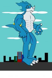 Veemon's New Form Meme Template