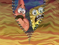 What did SpongeBob and Patrick see in the fly of despair Meme Template