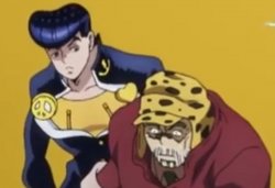 Old Joseph and josuke Meme Template