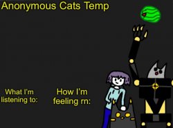 Anonymous Cats Newest temp Meme Template