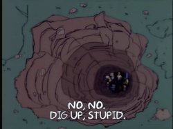 Simpsons Dig Up Meme Template