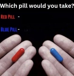 Which pill would you take? Meme Template