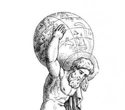 atlas holding the world Meme Template