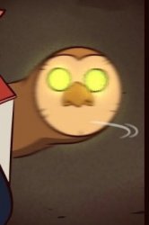 Owlbert turning Meme Template