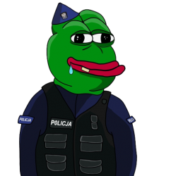 Polish Police Pepe Meme Template