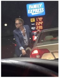 Gas pump cig Meme Template