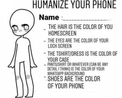 Humanize your phone Meme Template