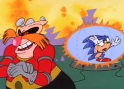 robotnik trapping sonic Meme Template