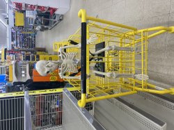 Skeleton in a shopping cart Meme Template