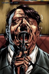Hitler exercises his Second Amendment rights - gun, suicide Meme Template