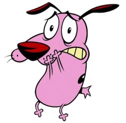 Courage the Cowardly Dog (character) | Warner Bros. Entertainmen Meme Template