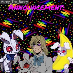 Vanny_The_Bunny's announcement temp Meme Template