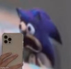 Sonic traumatized Meme Template