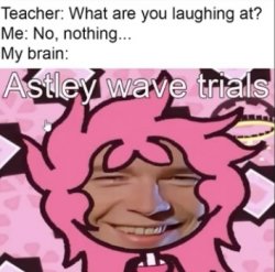 Astley wave Meme Template