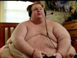 OBESE MAN GAMER Meme Template