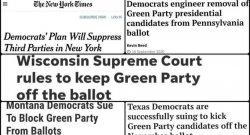 Democrats sue Green Party Meme Template