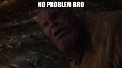 thanos no problem Meme Template