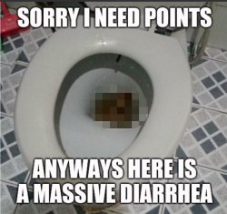 Massive diarrhea Meme Template