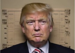 fake Trump mugshot JPP Meme Template