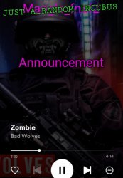 Just_A_Random_Incubus's announcement template Meme Template