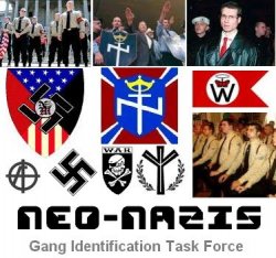 Neo-Nazi racists traitors violent terrorists Meme Template