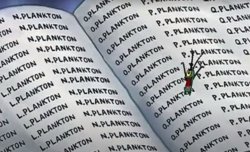 Plankton's black book Meme Template
