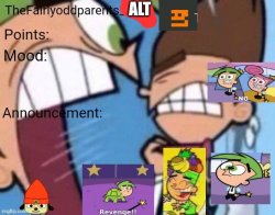 Thefairlyoddparents_alt announcement template Meme Template