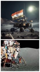Indian Moon Landing Meme Template