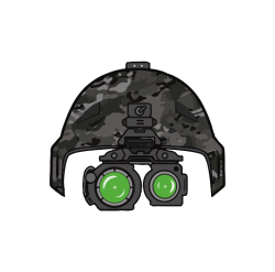 Night vision helmet Meme Template