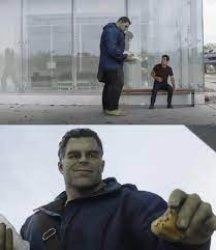 Hulk Taco Scene Meme Template