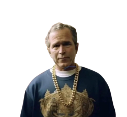 Gangster Bush Meme Template