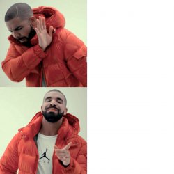 Drake Color Corrected Meme Template