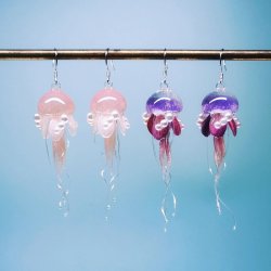 mini jellyfish earrings Meme Template