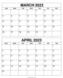 March-April 2023 Calendar 3 Meme Template