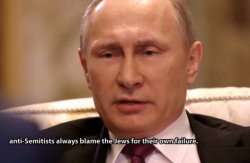 Putin, Russia, anti-semitism, racism, Ukraine, nazism, hitler Meme Template