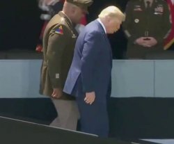 trump on a ramp Meme Template