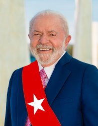 Lula da Silva PT's Socialist Democracy Presidential Sash Meme Template