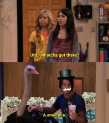 Rich iCarly Smoothie Meme Template