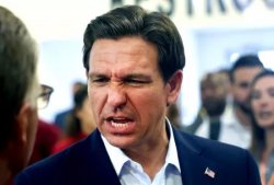 DeSantis rage Meme Template