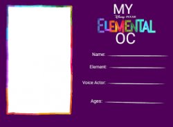 Elemental oc template Meme Template