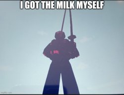 i got the milk myself Meme Template
