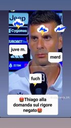 Thiago arrabbiato Meme Template